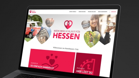 Hessen Tourismus macht Lieblingsorte im Bundesland sichtbar - Auf der Website club.hessen-tourismus.de können sich Interessierte registrieren und so Herzen für ihre Lieblingsorte in Hessen sammeln und einlösen; Foto: HA Hessen Agentur